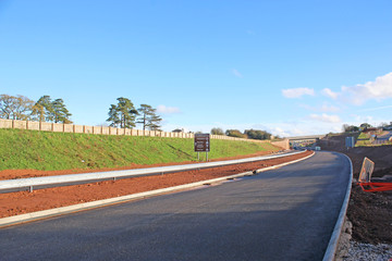 road bypass construction site	