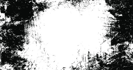 Scratched Frame. Grunge Urban Background Texture Vector. Dust Overlay. Distressed Grainy Grungy Framing Effect. Distressed Backdrop Vector Illustration. EPS 10.