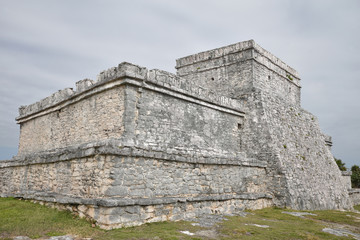 Fototapeta na wymiar Ruines mayas de Tulum, Mexique