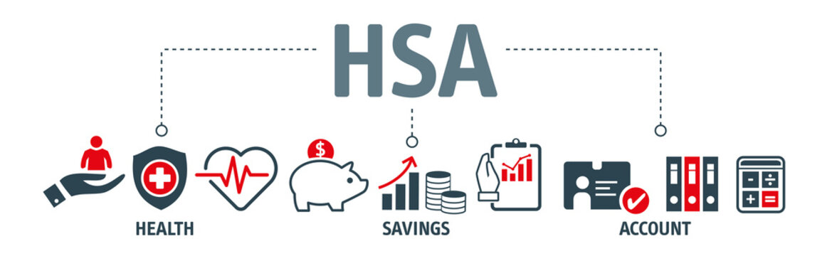 HSA Health Savings Account Vector Illustration