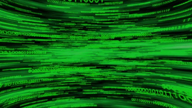 cod binary abstract background motion