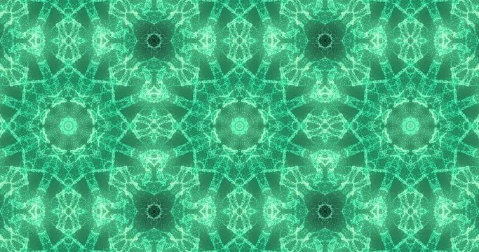 Kaleidoscope background animation decoration loop