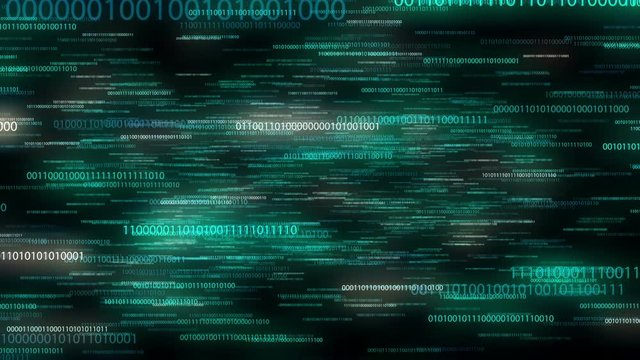 cod binary abstract background motion