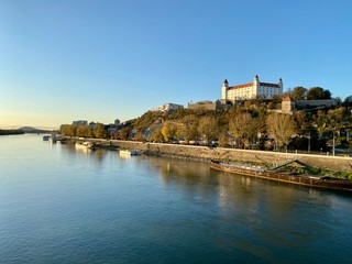 Bratislava Castle in the city of Bratislava, Slovakia