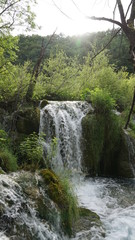 Fototapeta na wymiar Plitvice Lakes National Park Croatia, beautiful nature, idyll