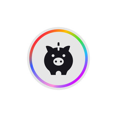 Piggy-Bank -  Modern App Button
