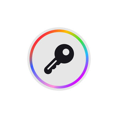 Key -  Modern App Button