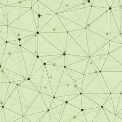 Obraz premium Abstract Low Polygon Mesh Generative Art background illustration