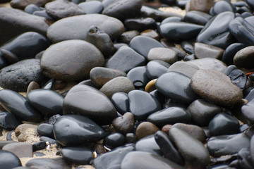 Fototapeta na wymiar Wet Rocks