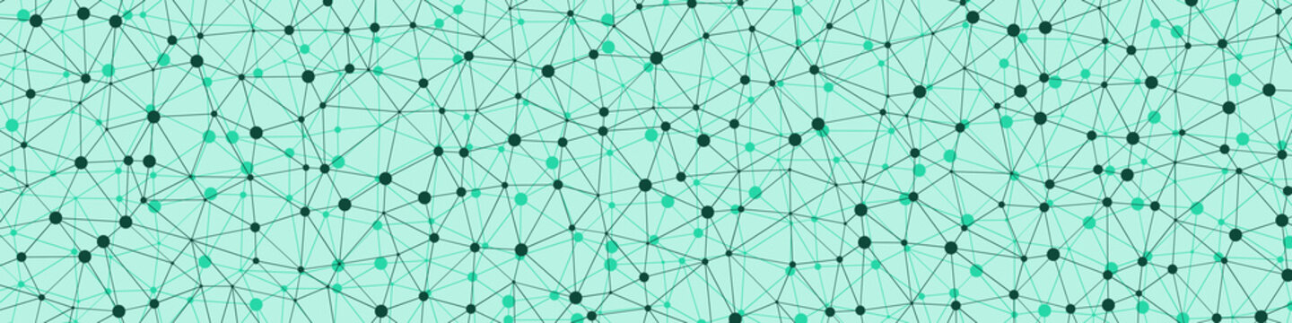 Abstract Low Polygon Mesh Generative Art background illustration
