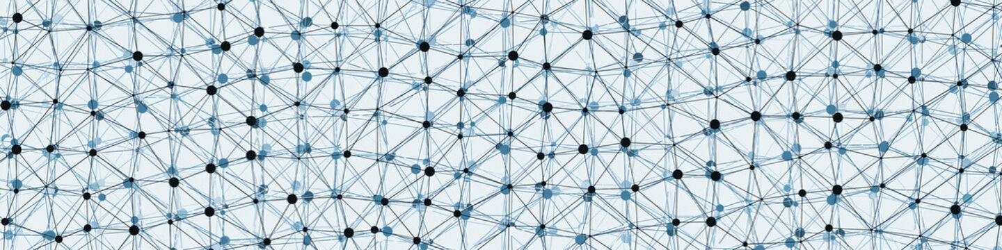 Abstract Low Polygon Mesh Generative Art background illustration