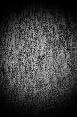 Background of wall plaster in black and white