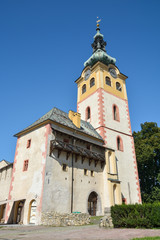 Fototapeta na wymiar Old city castle in Banska Bystrica, Slovakia