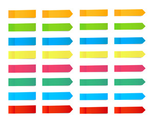 Fototapeta premium Vector sticky notes, transparent shadows. Vector illustration.