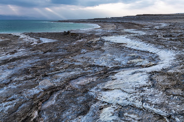Dead sea unique salty views