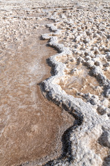 Dead sea salt unique textures