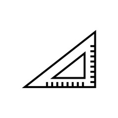 rule school supply isolated icon