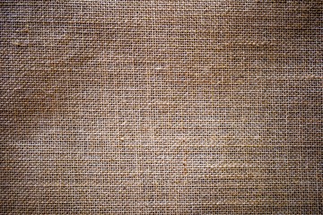 brown fabric texture of burlap