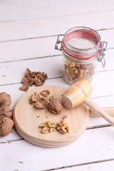 delicious walnut nuts if peel