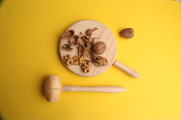 delicious walnut nuts if peel