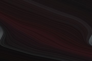 fluid artistic waves with modern curvy waves background illustration with very dark pink, very dark blue and dark slate gray color