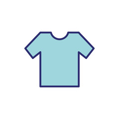 shirt clothes sport wear isolated icon