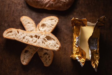 Obraz premium Brot mit Butter