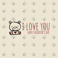 I LOVE YOU, HAPPY VALENTINE'S DAY