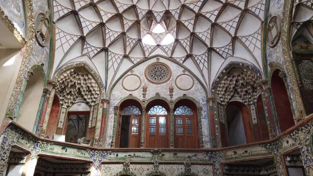 Borujerdi historical house, Kashan city, Kavir desert, Iran, Western Asia, Asia, Middle East