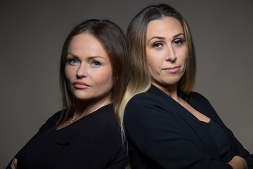 Coupe de femme en studio