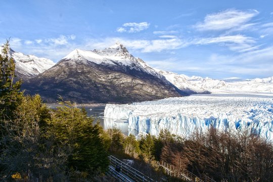 Perito Moreno Glacier El Calafate Patagonia Argentina in winter