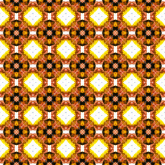 Traditional Surface. Endless Repeat Painting. 