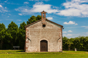 The church of San Pietro in Castello di Godego / Italy