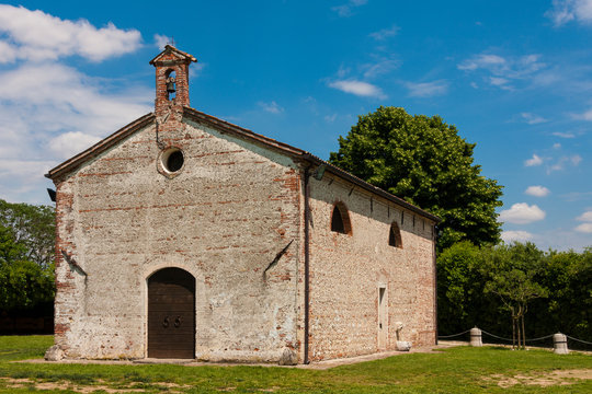 The church of San Pietro in Castello di Godego / Italy