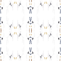 Hand Drawn, Paint Texture. Shibori Ornament. 