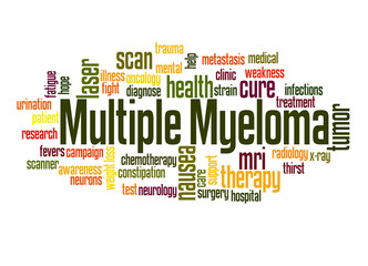 Fototapeta premium Multiple myeloma word cloud concept 2
