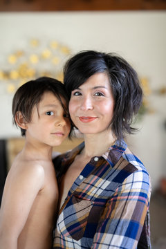 Puerto Rican Mother and Son