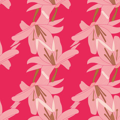 lily pink background