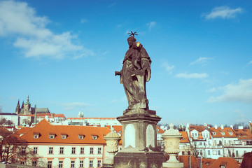 Obraz premium Carlos Bridge in Prague