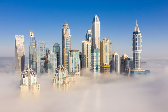 Aerial view of buildings Dubai, United Arab Emirates