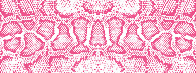Print texture pattern pink white snake