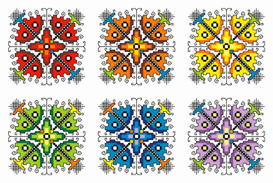Bulgarian-folk-motif-shevitsa-set-of-6-colors-elements-pattern-0