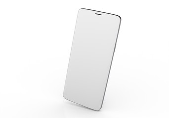  New realistic mobile phone smartphone mockup with blank screen.