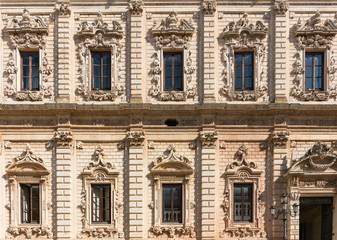 Fototapeta na wymiar Provincial House (Palazzo della Provincia) in Lecce, Italy