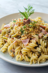 Italian Fusilli Pasta Mollicata