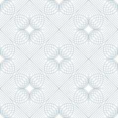 Seamless modern pattern. In vintage art deco style. Isolated grey heart-shaped elements on a white background. For background, fill, packaging, and wallpaper design.