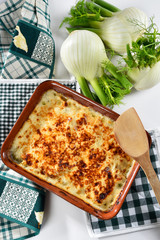 Finocchi al forno gratinati