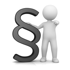 Paragraph sign black article symbol 3d