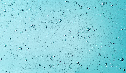 cream gel liquid transparent with bubbles macro - obrazy, fototapety, plakaty