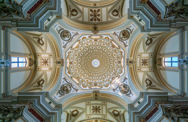 Madonna del Carmine Church in Martina Franca, province of Taranto, Apulia, southern Italy.